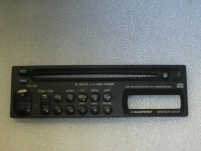 Blaupunkt Madison CD127 复古 CD 立体声 FACEPLATE -- 状况完好!! — 第 1/4 张图片