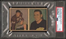 1951 Berk Ross Panel Wade Walker Sid Abel PSA 7 *Top 100 Hockey Players**