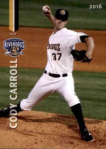 2016 Charleston RiverDogs Grandstand #5 Cody Carroll Mount Juliet Tennessee Card