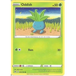 001/196 Oddish : Common Card : Pokemon Trading Card Game : SWSH-11 Lost Origin - Picture 1 of 3