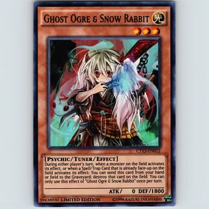 Yugioh Ghost Ogre & Snow Rabbit CT13-EN012 Limited Edition Super Rare Holo - NM - Picture 1 of 2