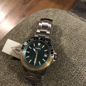 Fossil Men's Green Watch - BQ2506 - Picture 1 of 5