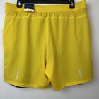 Old Navy Men's XL Shorts Safety Yellow Go-Dry Liner 4-Way Stretch Phone Pocket