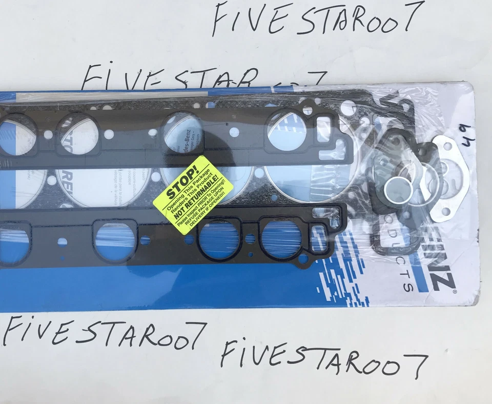 Juego de juntas de culata lateral PASSENGR para Mercedes 1984-91 500SEC 560SL SEC SEL Foto 1 de 4