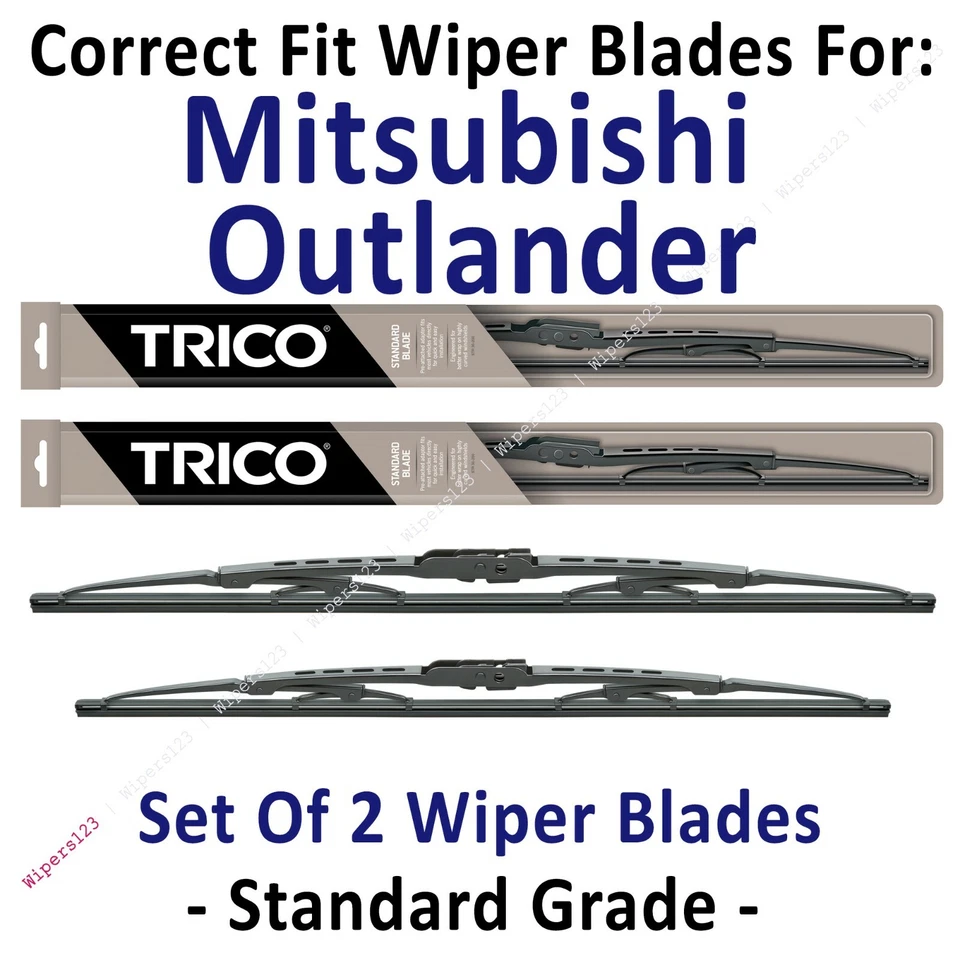 Limpiaparabrisas 2pk limpiaparabrisas estándar apto para Mitsubishi Outlander 2003-2006 - 30221/190 Foto 1 de 1