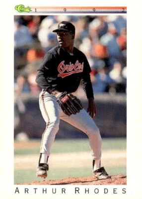 1992 Classic I #T75 Arthur Rhodes Baltimore Orioles - Image 1 of 2