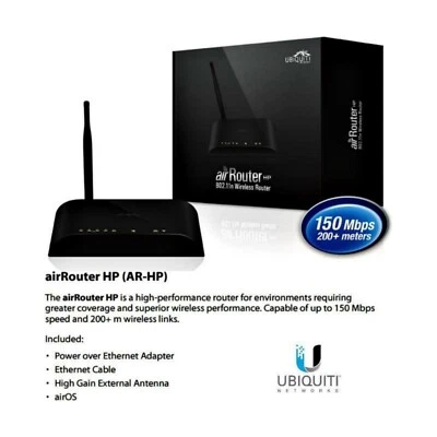 New Ubiquiti Networks airRouter 802.11n Indoor Wireless Router - Image 1 of 4