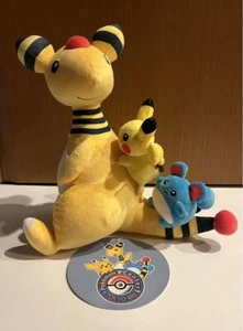 Pokemon Center Pikachu Ampharos Marill Plush TOKYO BAY Reopening Limited doll - Picture 1 of 7