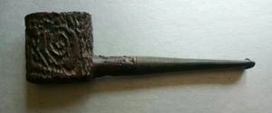 CHELSEA Hand Turned PIPE - RUGGED JURASSIC PALEO Tobacco VG - Picture 1 of 7