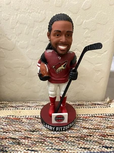 Arizona Cardinals Larry Fitzgerald and Coyotes Hockey SGA Bobblehead NIB Bobble - Picture 1 of 6