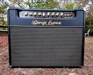 George Evans Sonique 50 2x12 Guitar Amplifier - Picture 1 of 10