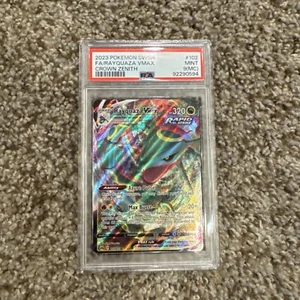 PSA 9 (MC) Miscut Rayquaza Vmax Crown Zenith Full Art 2023 Pokemon Sword&Shield - Picture 1 of 4