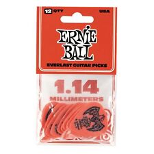 Ernie Ball 1.14mm Red Everlast Picks 12-Pack (P09194) for sale