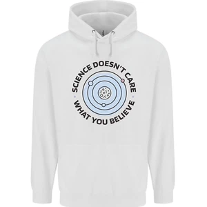 Science Doesnt Care Atheism Atheist Funny Childrens Kids Hoodie - Picture 1 of 8