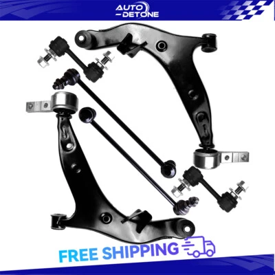 6 Front Control Arm And Ball Joint Sway Bar For Nissan Quest 2004-2007 2008 2009 - Imagem 1 de 4