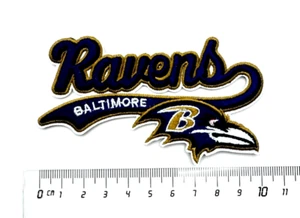 Baltimore Ravens NFL Football Team Logo zum Aufbügeln Aufnäher Patch USA - Picture 1 of 2