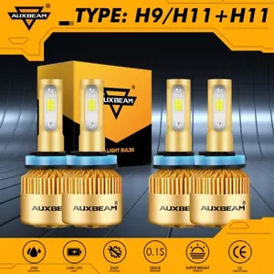 AUXBEAM H11 Combo Faros LED Bombillas para Nissan Altima 2007-2018 Luz Alta Baja - Imagen 1 de 12