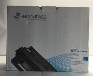 Encompass CE261A 648A Cyan Toner Compatible With HP Color LaserJet CP4525 - NEW - Picture 1 of 5