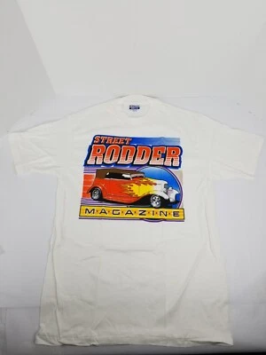 Vintage 90s Single Stitch Street Rodder Magazine T-Shirt, Large - Image 1 of 4