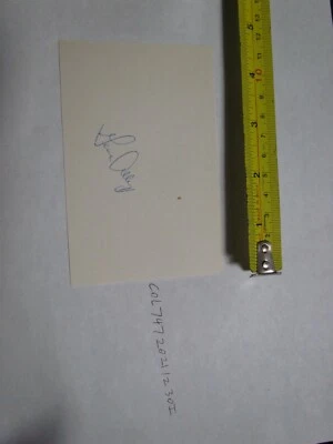 Подписанная карточка-указатель Gene Alley - Изображение 1 из 3