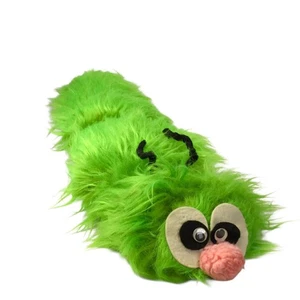 Commonwealth Toy Co. Green Monster Vintage Bed Sitter Pajama Bag Zipper Plush - Picture 1 of 12