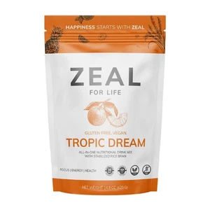 1-3 PACK Zeal For Life- Peach Passion 30 Servings Energy/Health Drink Supplement - Picture 1 of 10