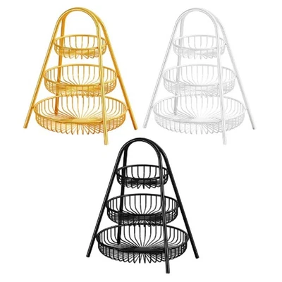 3 Stufen Obstkorb Platzsparer Obsthalter Organizer für Platz - Bild 1 von 2