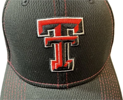 TEXAS TECH New Era Baseball Cap Hat Fitted Small/Medium 39Thirty Red Raiders - Image 1 of 4