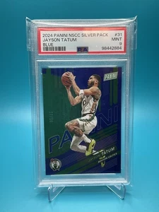2024 Panini National Convention - Jayson Tatum - Blue /50 PSA 9 - Bild 1 von 3