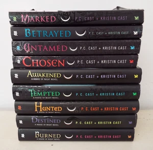 Lot 9 A House of Night Series Books by P.C. & Kristin Cast - Picture 1 of 8