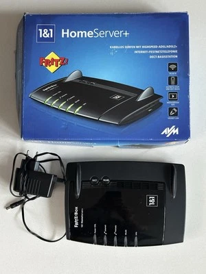 Fritzbox FRITZ!Box 7330 SL Schwarz, 1&1 HomeServer neu und unbenutzt - Bild 1 von 2