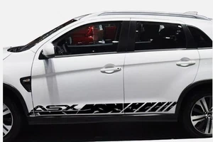 Mitsubishi ASX Rocker Side Stripe Decals Both Sides Graphics 01 - Picture 1 of 6