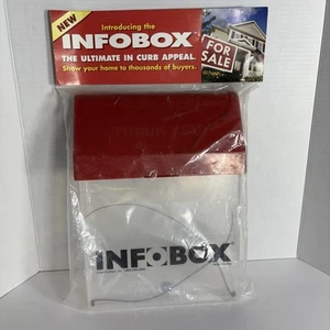 INFOBOX Real Estate Outdoor Paper Flyer Holder 75 Sheet Capacity NEW SEALED - Picture 1 of 3