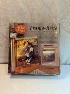 Marco de fotos iluminado vintage - Brite de latón macizo 8x10 - Imagen 1 de 5