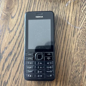 Nokia Asha 301 RM-840 Unlocked Black Mobile Phone Original PARTS ONLY - Afbeelding 1 van 2