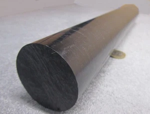 ABS schwarze runde Stange, 1,75"" (1 3/4"") Durchmesser x 12"" lang - Bild 1 von 13