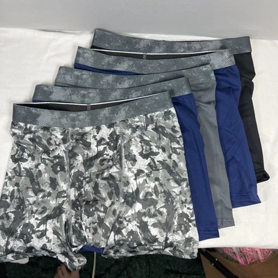 Hanes X-temp Boxer Briefs Large 14-16 Boys New Broken Pack 5 Pairs - Image 1 of 2