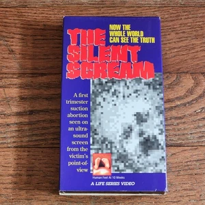 The Silent Scream VHS Tape 1984 American Portrait Films - Picture 1 of 4