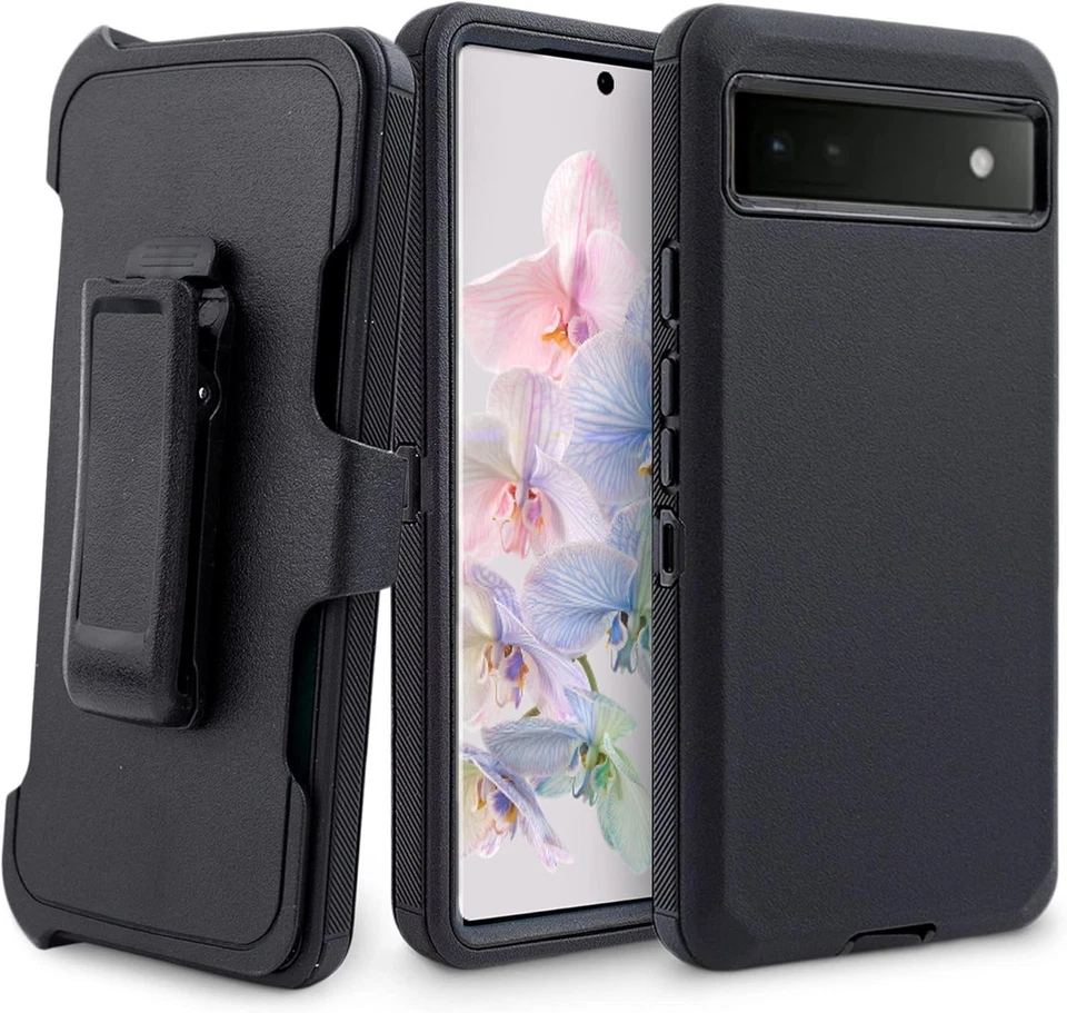 For Google Pixel 6a Heavy Duty Defender Case Shockproof Rugged Full Cover - Image 1 of 1