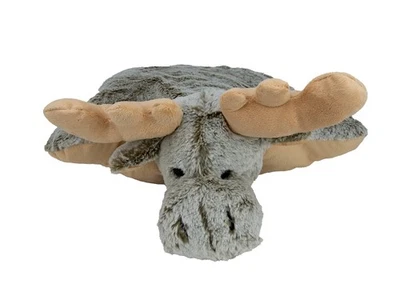 INWARE Kuschelkissen Elch Schmusekissen Kinderkissen Tierkissen Flauschig 45 x 40 cm