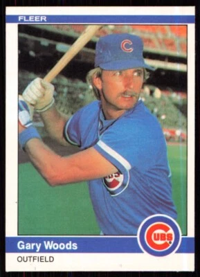 1984 Fleer Gary Woods Chicago Cubs #507 - Image 1 of 2