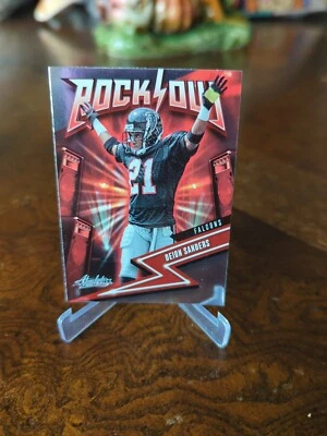 2023 Panini Absolute #5 Deion Sanders Rock Out Falcons  - Image 1 of 3