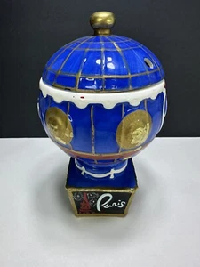 Tiki Mug Paris Las Vegas Hotel Casino Ceramic Hot Air Balloon Souvenir W/ Lid - Picture 1 of 17
