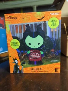 NEW Maleficent Disney Villains Blow Up Inflatable Lighted 3.5ft Halloween NEW - Picture 1 of 3