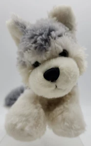 Ganz Webkinz Husky Puppy Dog Gray White Plush Stuffed Animal HM120 No Code - Picture 1 of 8