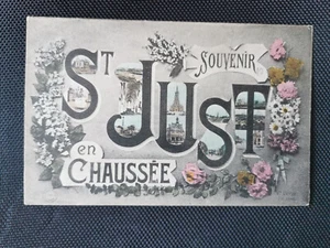 CPA 87 Souvenir de ST-JUST-EN-CHAUSSEE - Imagen 1 de 2