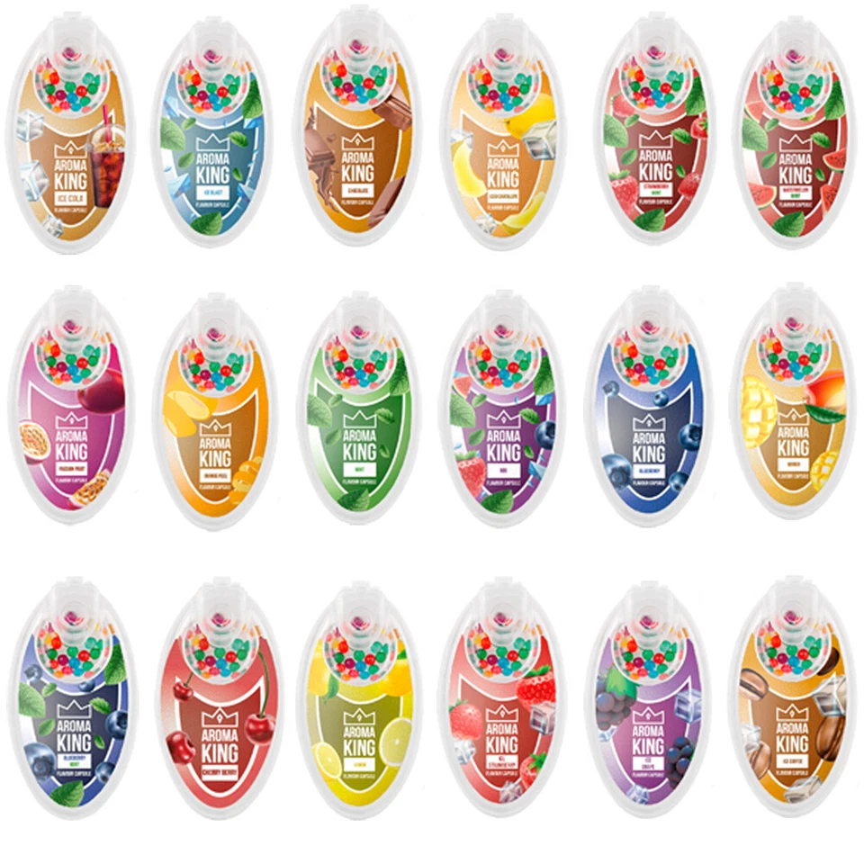 Aroma King Aroma Kapseln Zigaretten Filter Kugeln Perlen Klick wie Hipzz Rizla.. - Bild 1 von 1