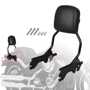 Standard Sissy Bar Upright Backrest For Harley Softail FLDE FLSL FXBB 2018-2024 - Picture 1 of 7