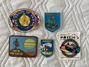 Vintage Patches - Hawaii, Nevada, Texas, New Mexico - Picture 1 of 1