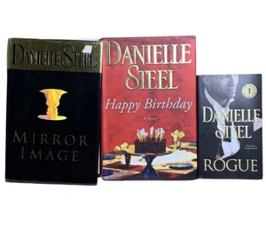 Danielle Steel Lot 3 Rouge, Happy Birthday, Mirror Image Hardcover Romance Books - Picture 1 of 8